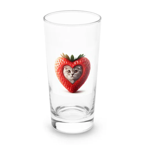 いちごねこ　すこにゃん Long Sized Water Glass