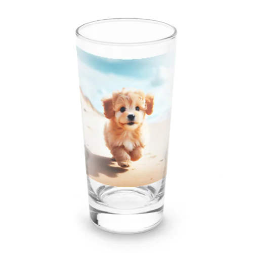 可愛らしい子犬 Long Sized Water Glass