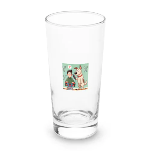 わんわん美容室 Long Sized Water Glass