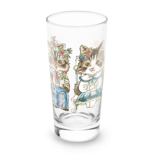 安寿ちゃんと弥勒くん　ローズガーデンツアー Long Sized Water Glass