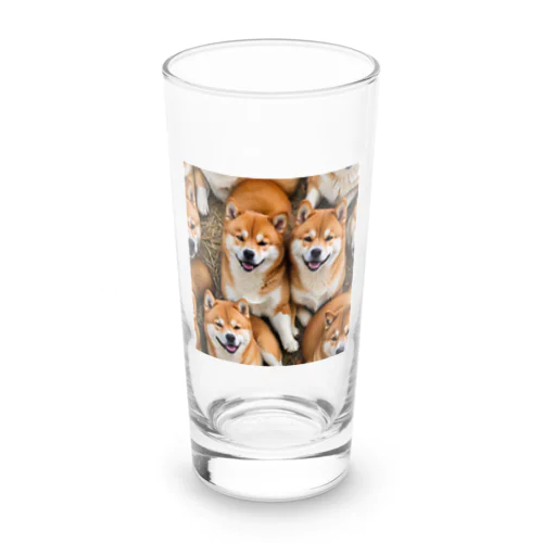 いつも一緒　柴犬 Long Sized Water Glass