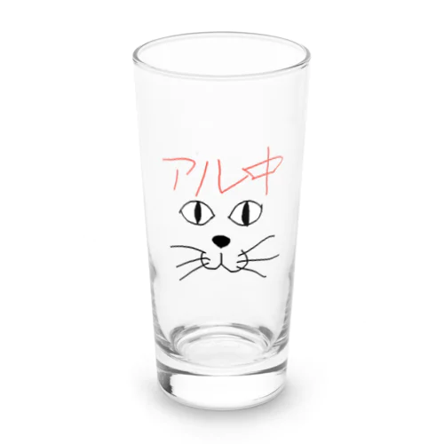 アル中ねこ Long Sized Water Glass