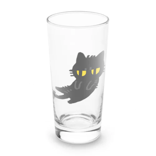 今日も曇り猫 Long Sized Water Glass