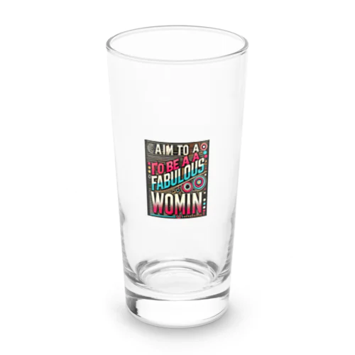 いい女グッツ Long Sized Water Glass