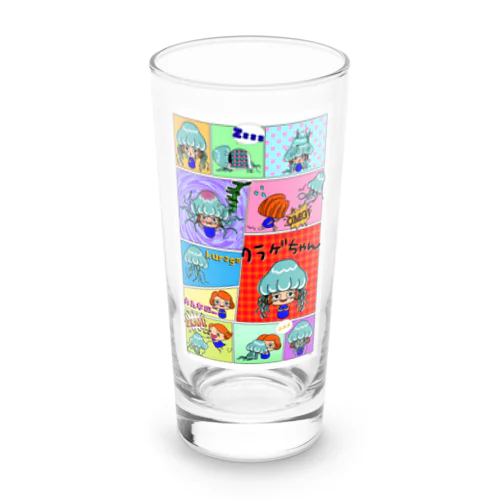 くらげと女の子 Long Sized Water Glass