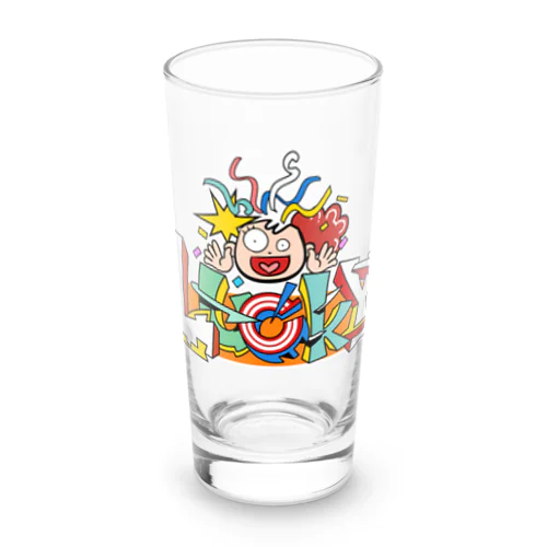 ファンキーでLUCKYなロゴ Long Sized Water Glass