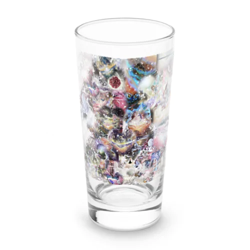 桜カラーの幸せデザイン Long Sized Water Glass