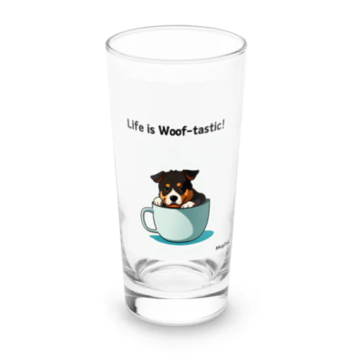 【MugZoo】シリーズ #03 ワンちゃん Long Sized Water Glass