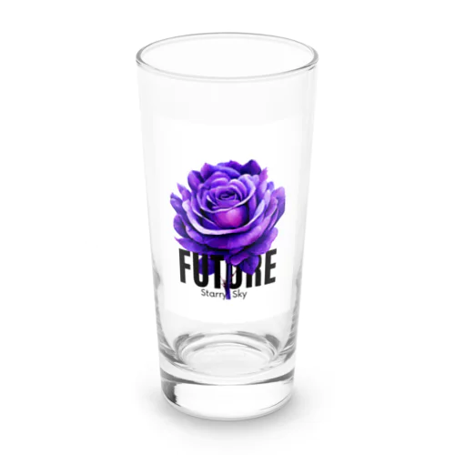 紫色の薔薇 Long Sized Water Glass