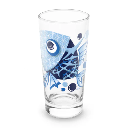 Swirl Swim Bone Long Sized Water Glass