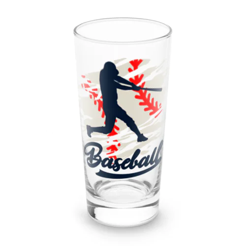 BASEBALL Long Sized Water Glass