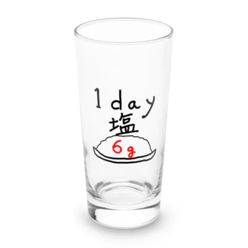 一日　塩　6g Long Sized Water Glass