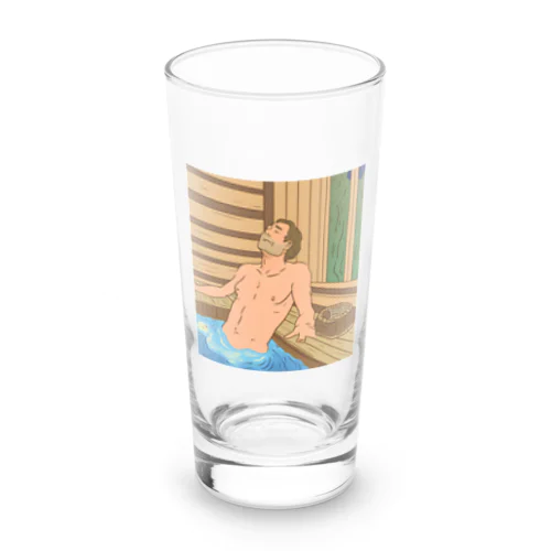 ととのうおじさん Long Sized Water Glass