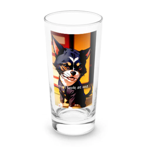 見るんじゃねぇ犬 Long Sized Water Glass