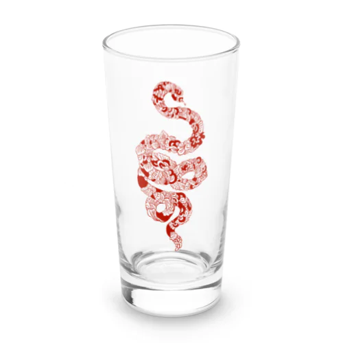 蛇 (赤) Long Sized Water Glass