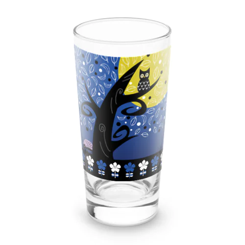 moonlight forest Long Sized Water Glass