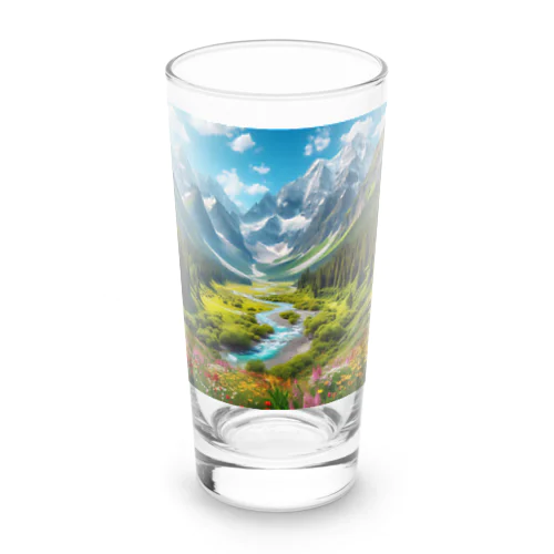 山間の風景 Long Sized Water Glass