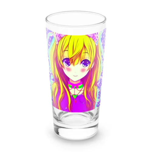 金髪優しげ★きゅぴきゅぴガール Long Sized Water Glass