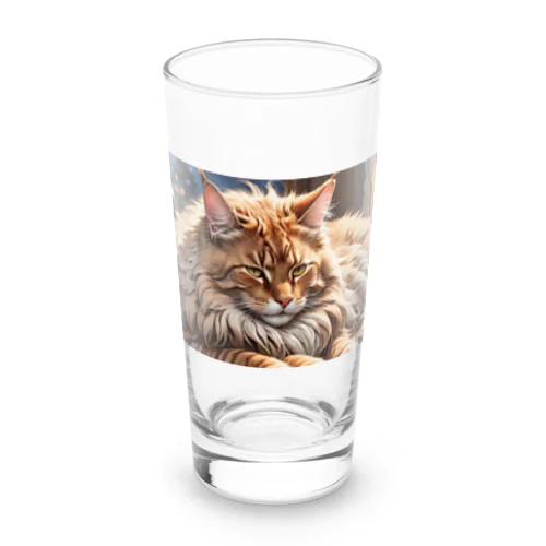 ふさふさねこ Long Sized Water Glass