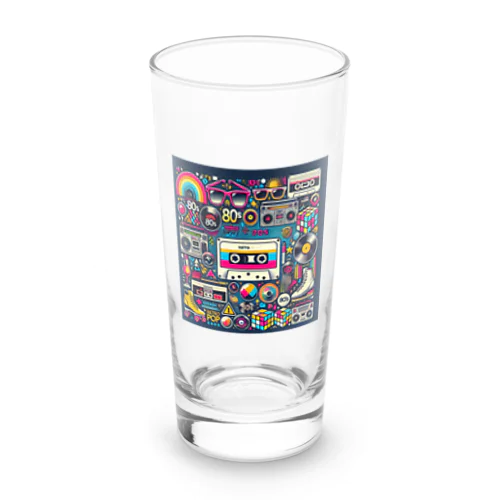 昭和レトロ80年代カセット Long Sized Water Glass