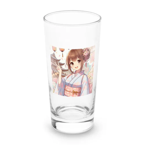 お祭り好きのＪＫ Long Sized Water Glass