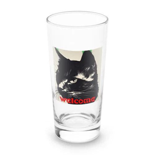 黒猫登場Ⅰ Long Sized Water Glass