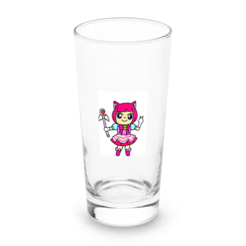 ピンクにゃん Long Sized Water Glass