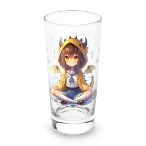 ドラ娘、瞑想す Long Sized Water Glass