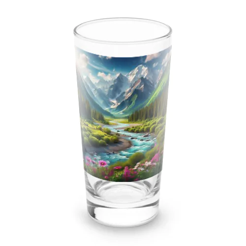 「美しい山風景グッズ」 Long Sized Water Glass