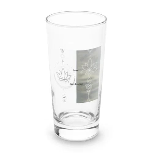 太陽と月◎●○love Long Sized Water Glass