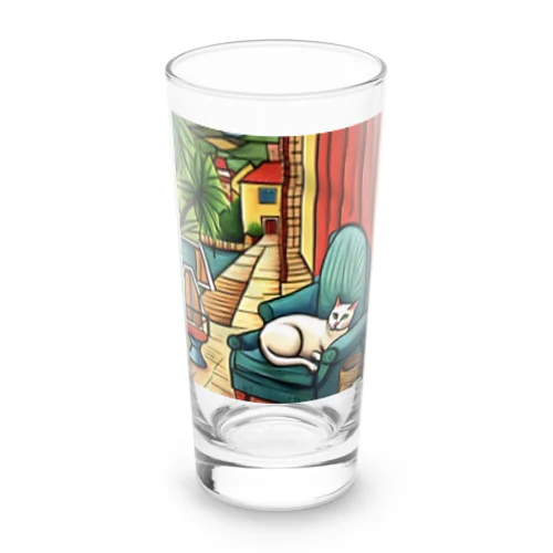 プールさいどのソファ Long Sized Water Glass