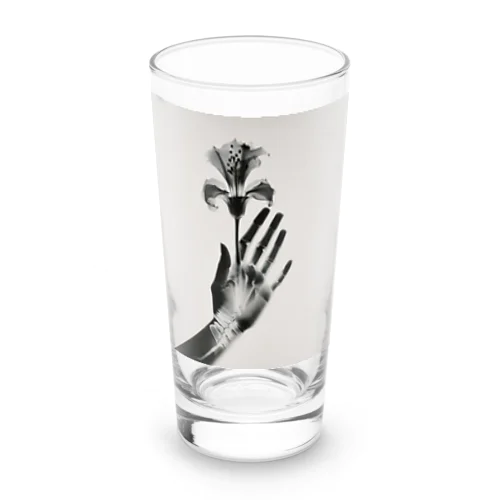 百合と手 Long Sized Water Glass