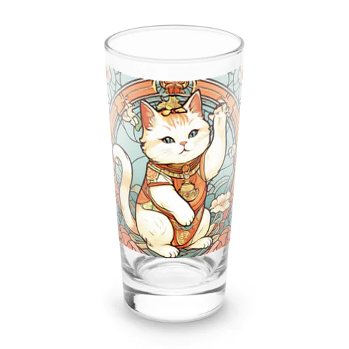 集客用子招き猫 Long Sized Water Glass