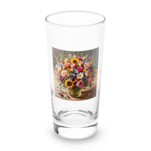 花のデザイン Long Sized Water Glass