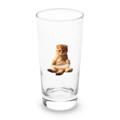 くつろぐスコティッシュフォールド Long Sized Water Glass