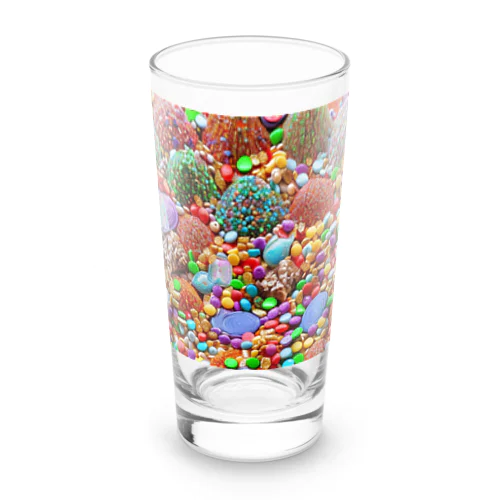 誘惑に負けるな(お菓子の山) Long Sized Water Glass