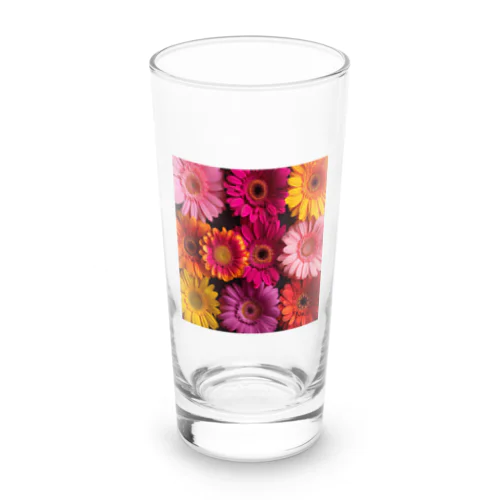 色鮮やかな綺麗な花 Long Sized Water Glass