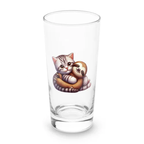 アメショーとなまけものくん Long Sized Water Glass