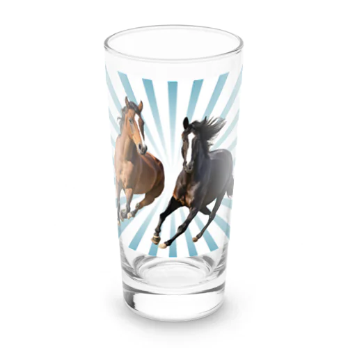 2匹の馬 Long Sized Water Glass