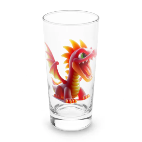 ドラゴングミ食べよぉ Long Sized Water Glass