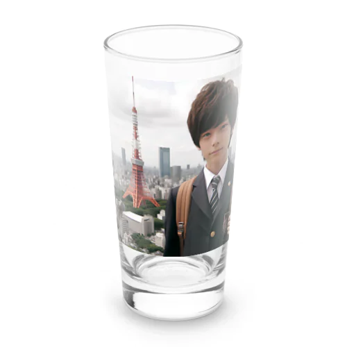 男の子　中学1年生　タワーバッグに Long Sized Water Glass