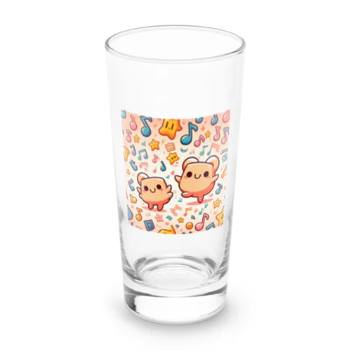 音楽と喜びの不思議キャラクター Long Sized Water Glass