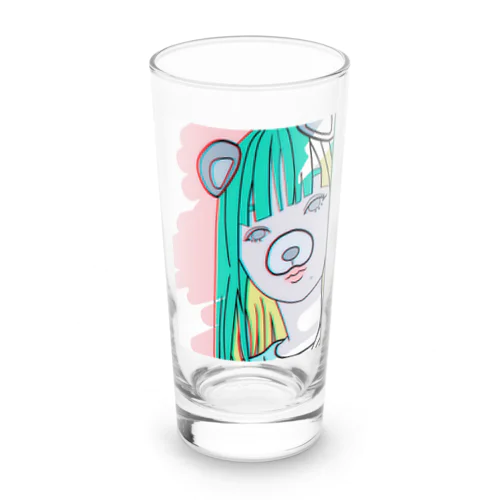 パンダ女子　女友達 Long Sized Water Glass