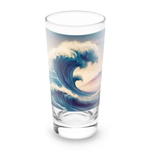 The Great Wave Long Sized Water Glass