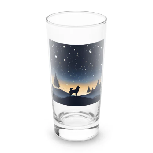 夜明け柴犬 Long Sized Water Glass