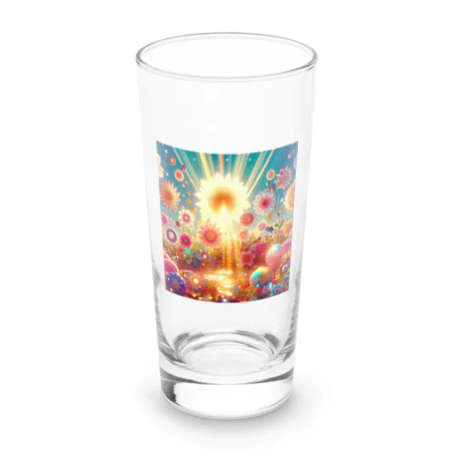 希望の輝く花（shining flower of hope ） Long Sized Water Glass