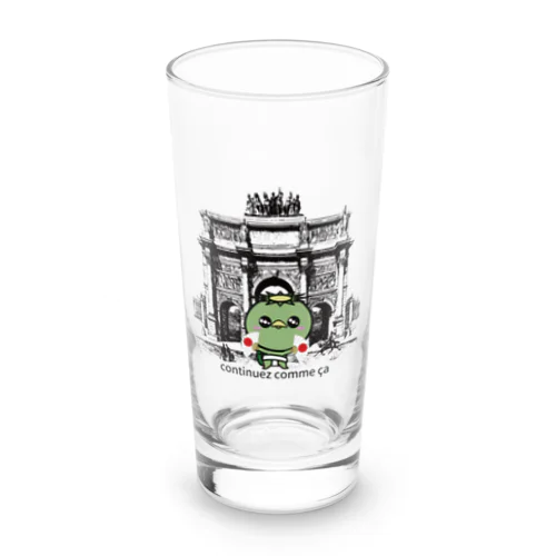 日本 応援 カッパくん PARIS OLYMPICS 2024 凱旋門 Long Sized Water Glass