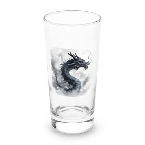 水墨画風DRAGON ロンググラス