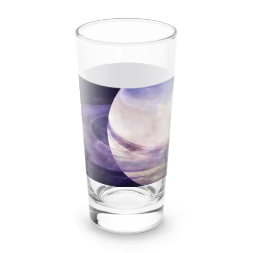 宇宙、土星ファン集合！ Long Sized Water Glass