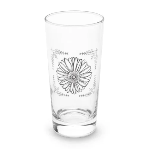 魅惑のガーベラの花 Long Sized Water Glass